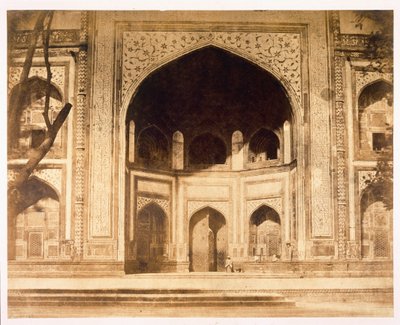 Outside the Taj Mahal, probably illustrated in 